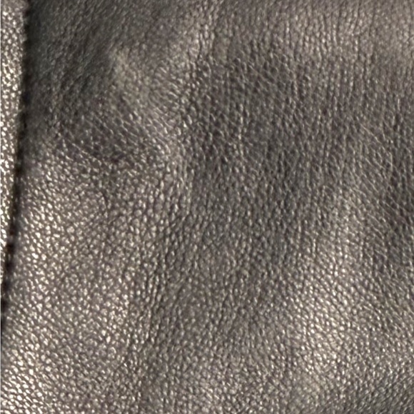 Ann Taylor Petite Faux Leather Sleeveless Top Black SP - Picture 4 of 4